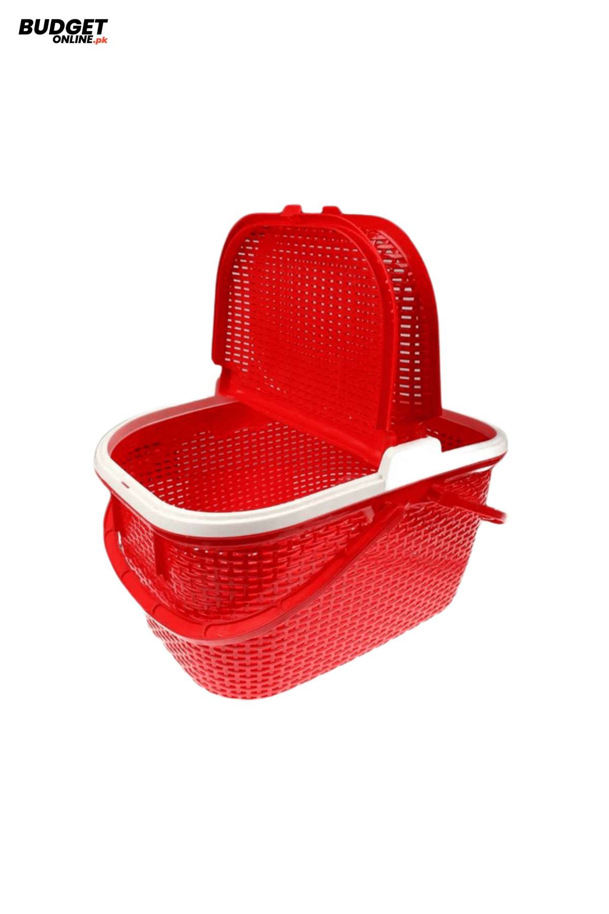 Plastic Carry Basket With Lid