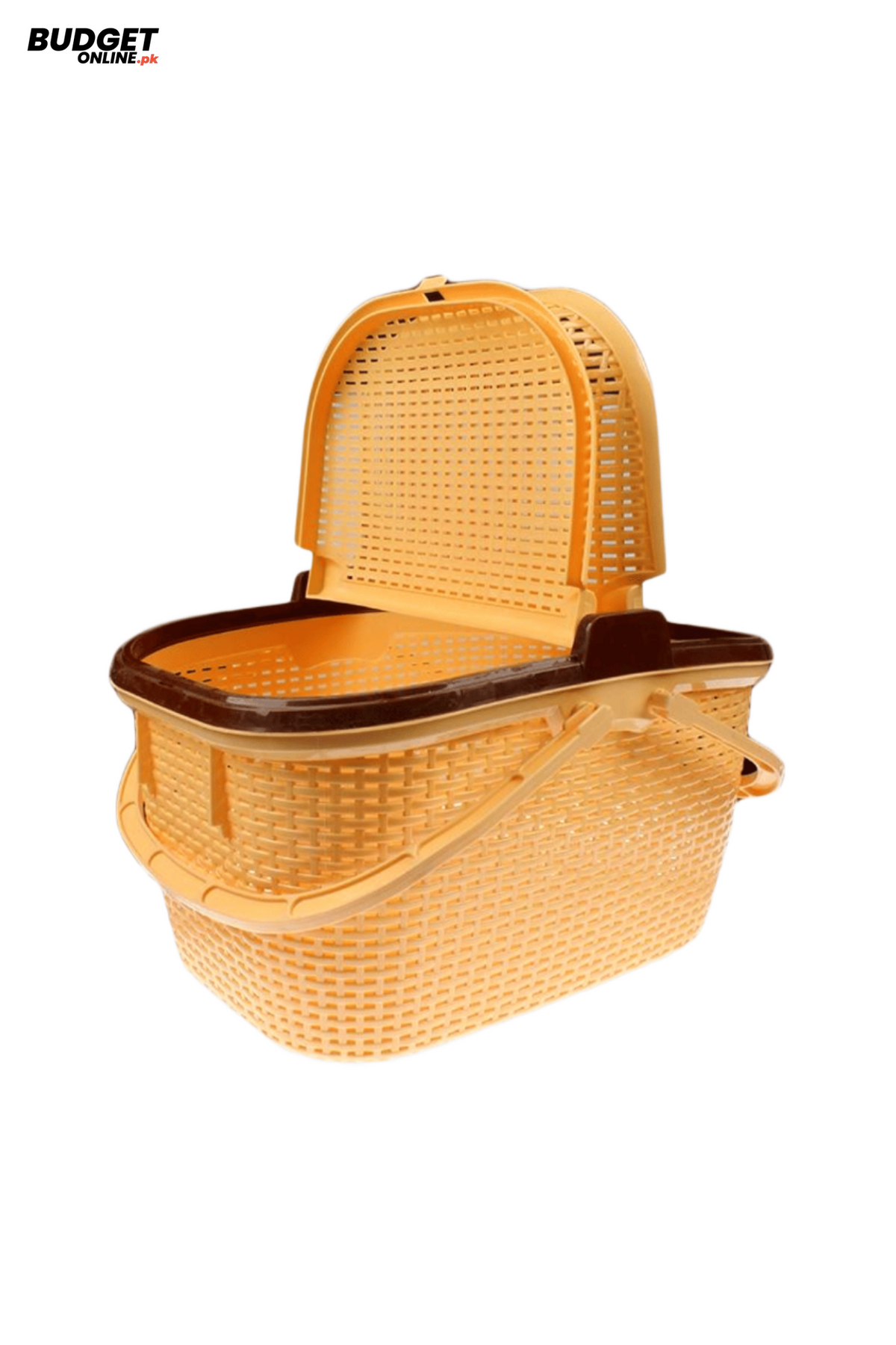 Plastic Carry Basket With Lid
