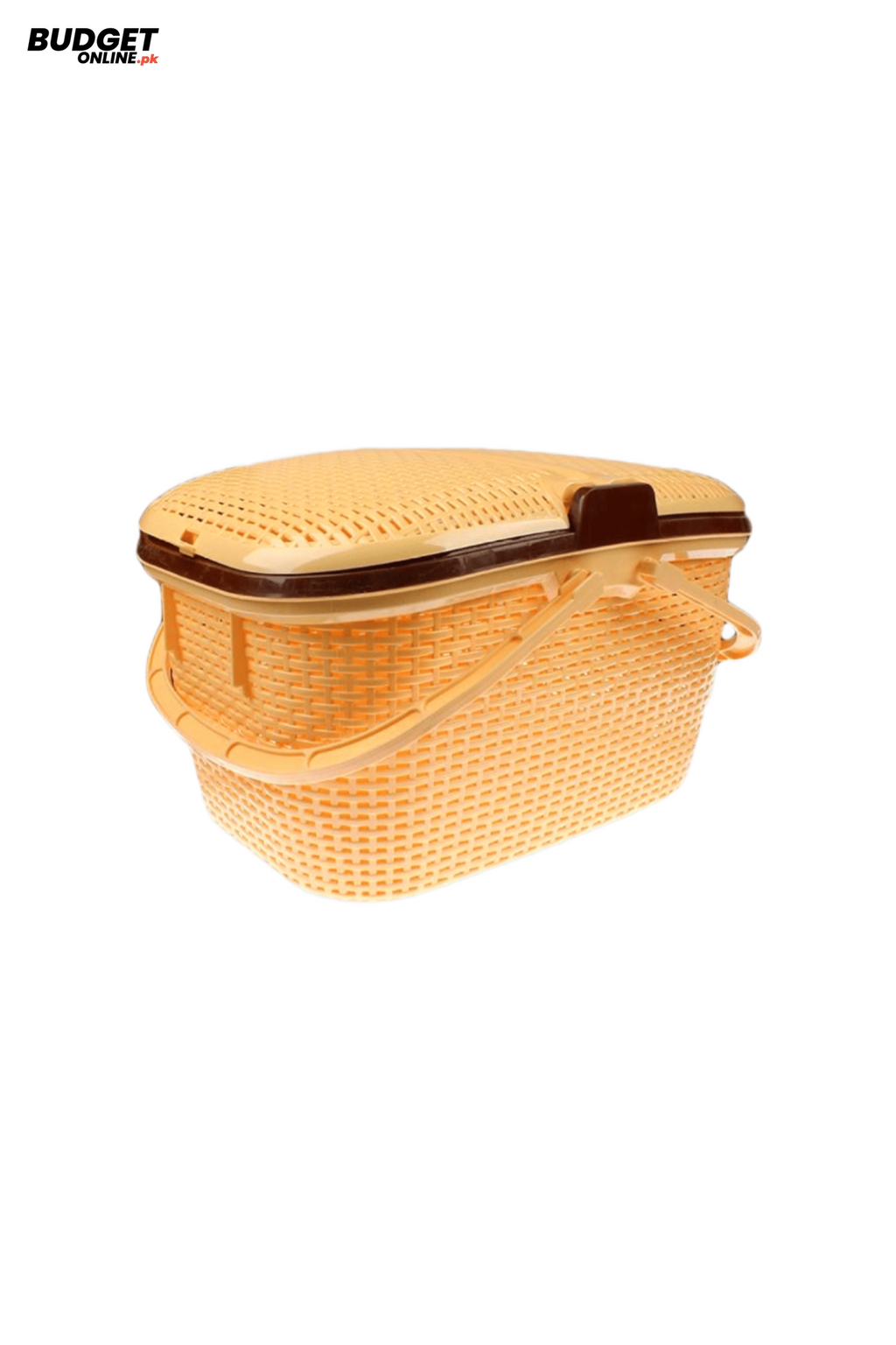 Plastic Carry Basket With Lid