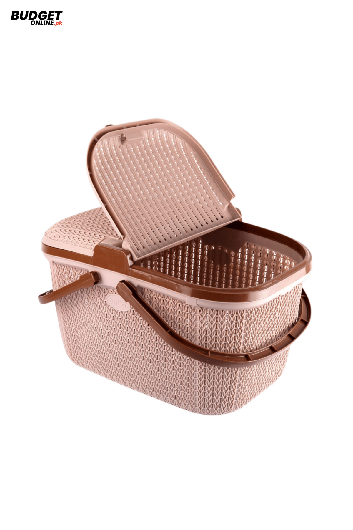 Plastic Carry Basket With Lid