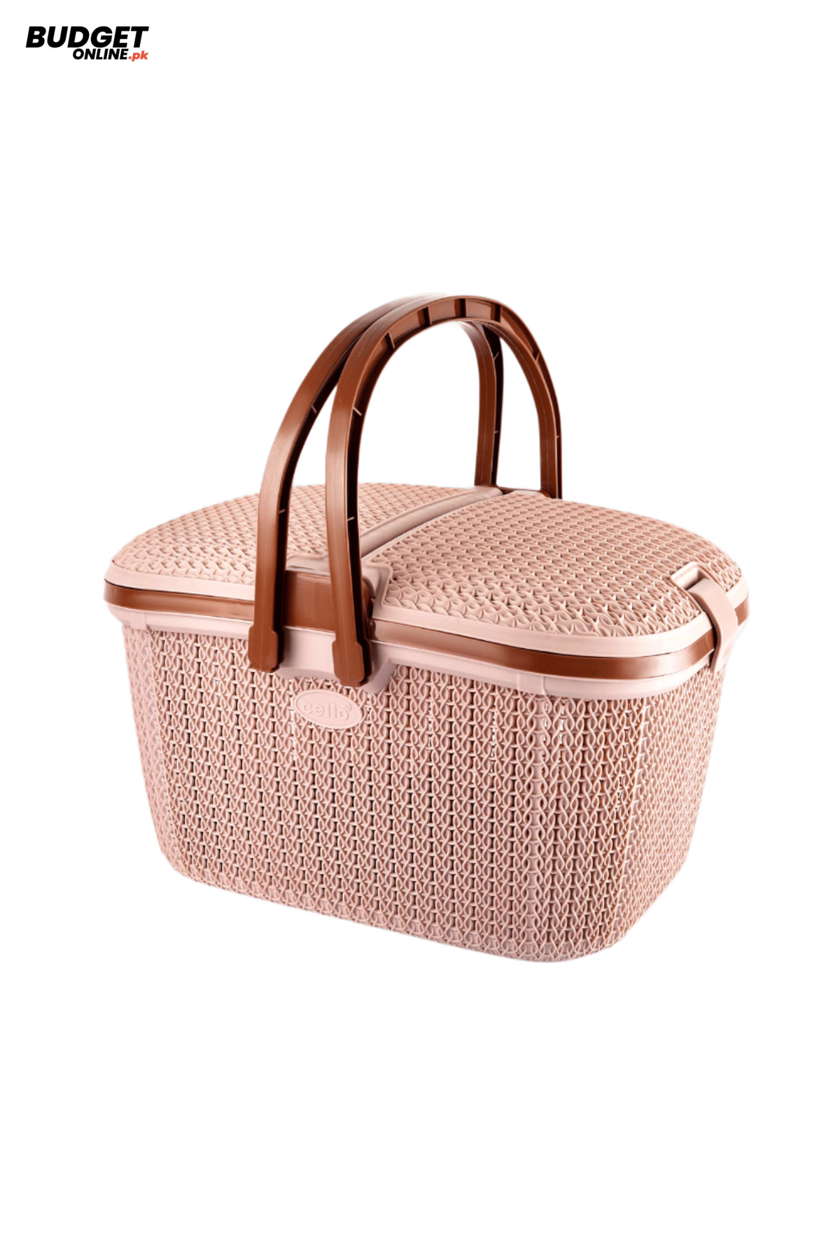 Plastic Carry Basket With Lid