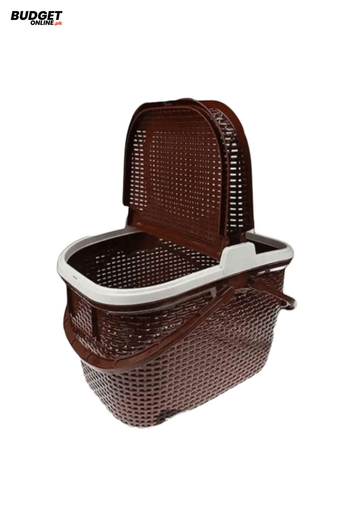 Plastic Carry Basket With Lid