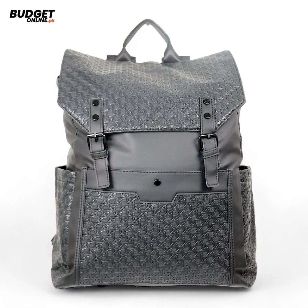 Textured College Backpack 17-Inch