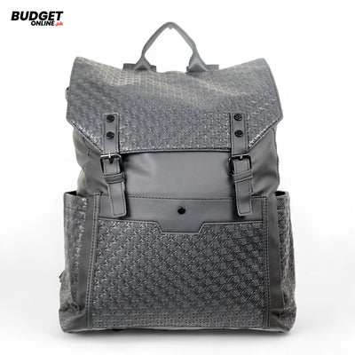Textured College Backpack 17-Inch