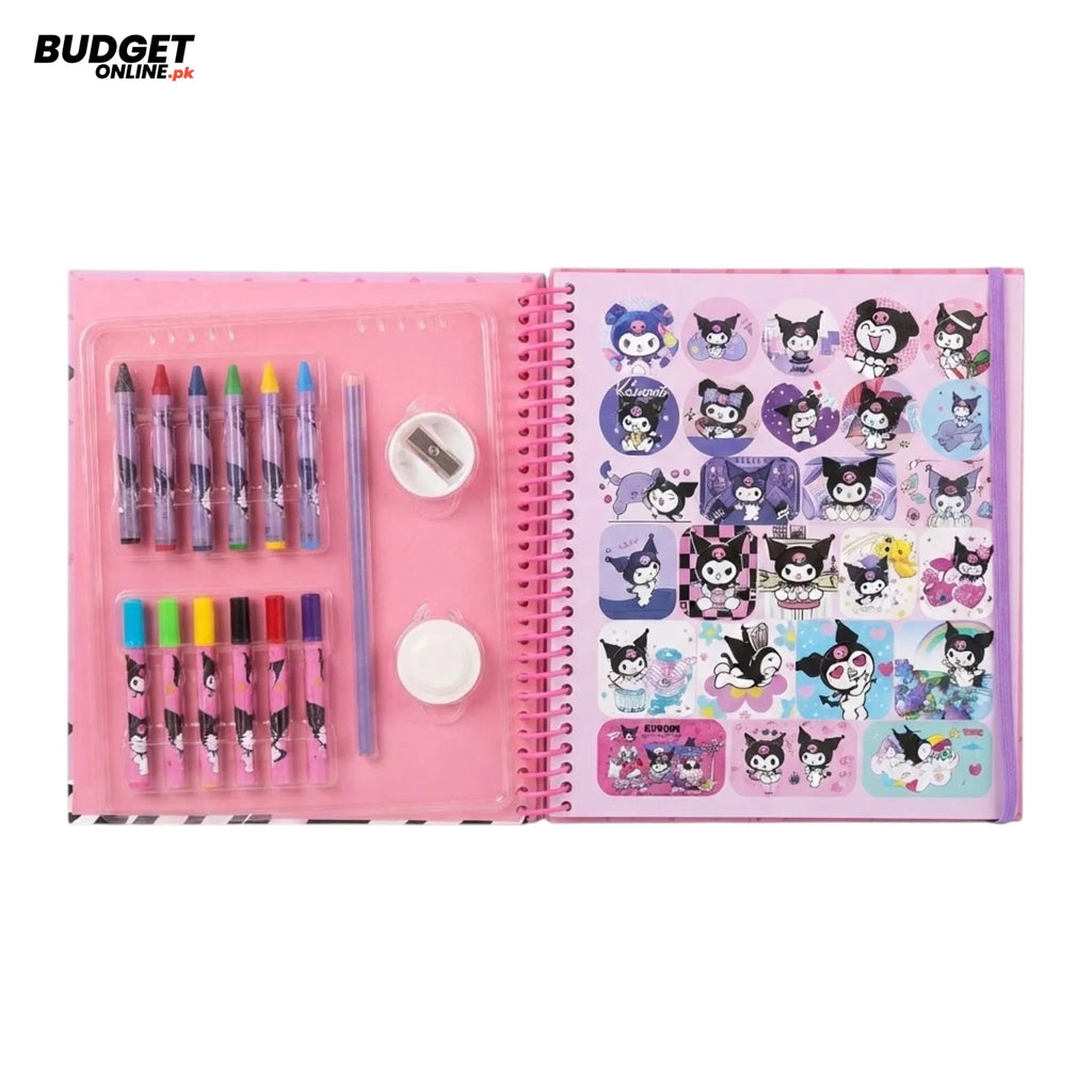 Kuromi Coloring & Sticker Book