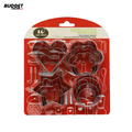 12-Piece Stainless Steel Cookie Cutter Set