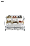 6-Piece Spice Jar Set With Rack