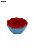 6-Piece Silicone Cupcake Mould Set