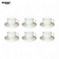 Bone China Coupe Cup And Saucer Set
