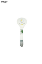 White Ceramic Curry Serving Spoon