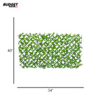 Artificial Green Leaf Wall Mat 54 x 40 Inch
