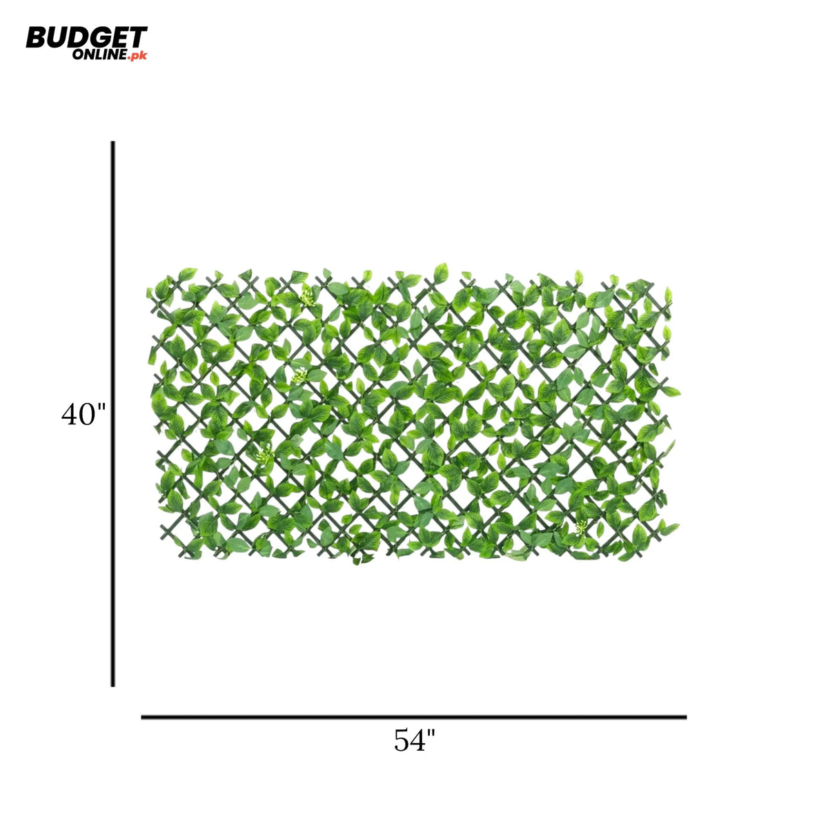 Artificial Green Leaf Wall Mat 54 x 40 Inch