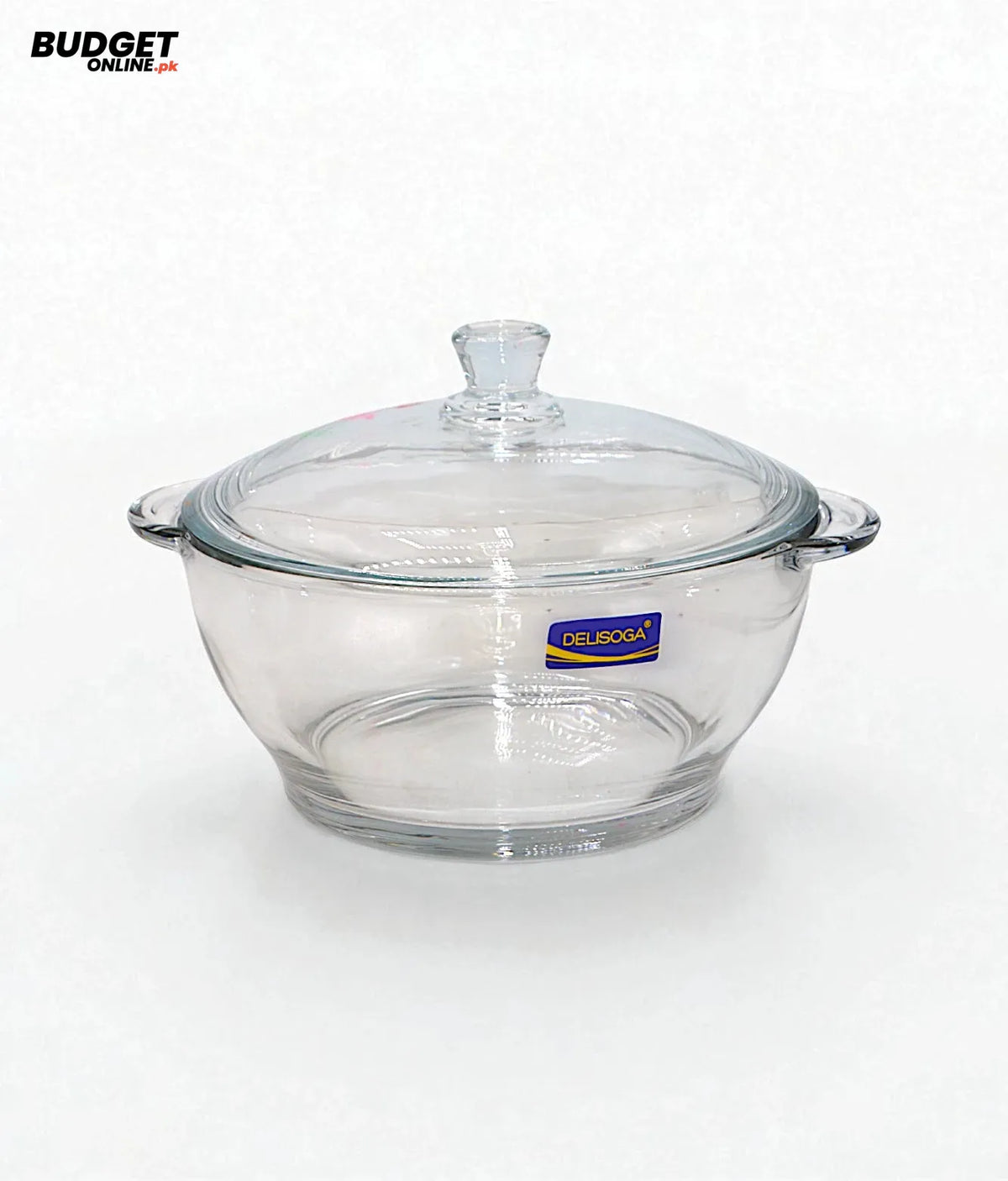 Delisoga Glass Bowl With Lid 1.5L
