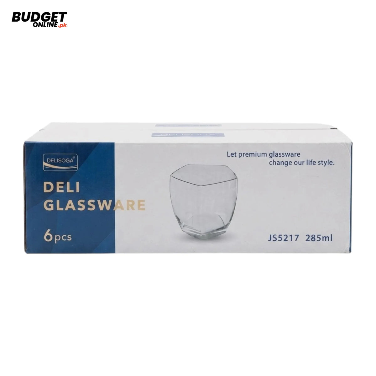 6-Piece Deli Glass Tumbler Set, 285ml