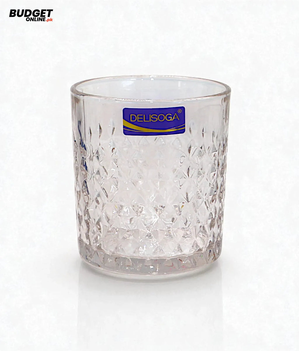 Delisoga Textured Water Glasses Set of 6