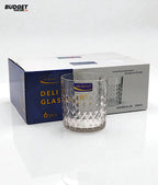 Delisoga Textured Water Glasses Set of 6