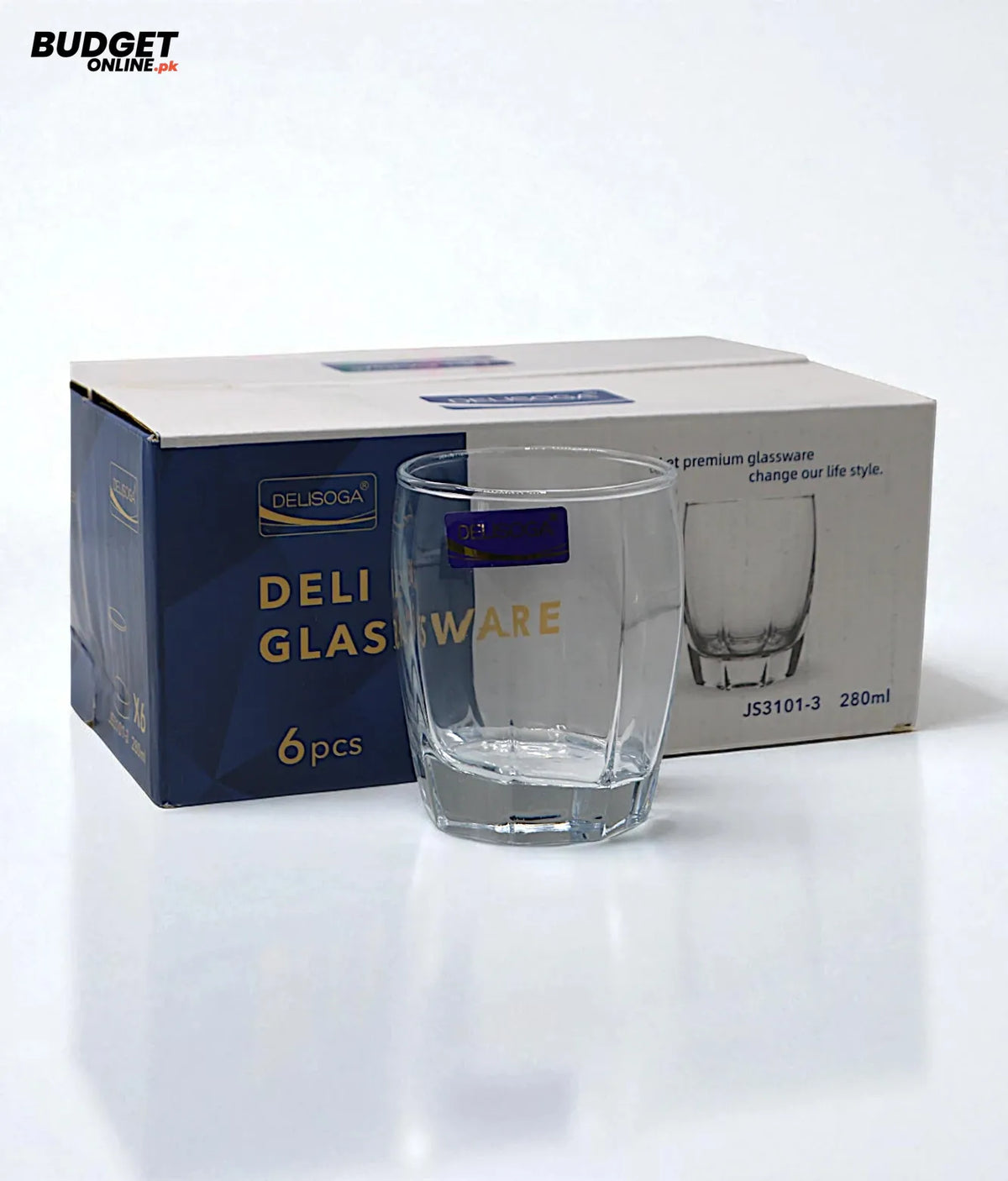 Delisoga Deli Water Glass Set Of 6