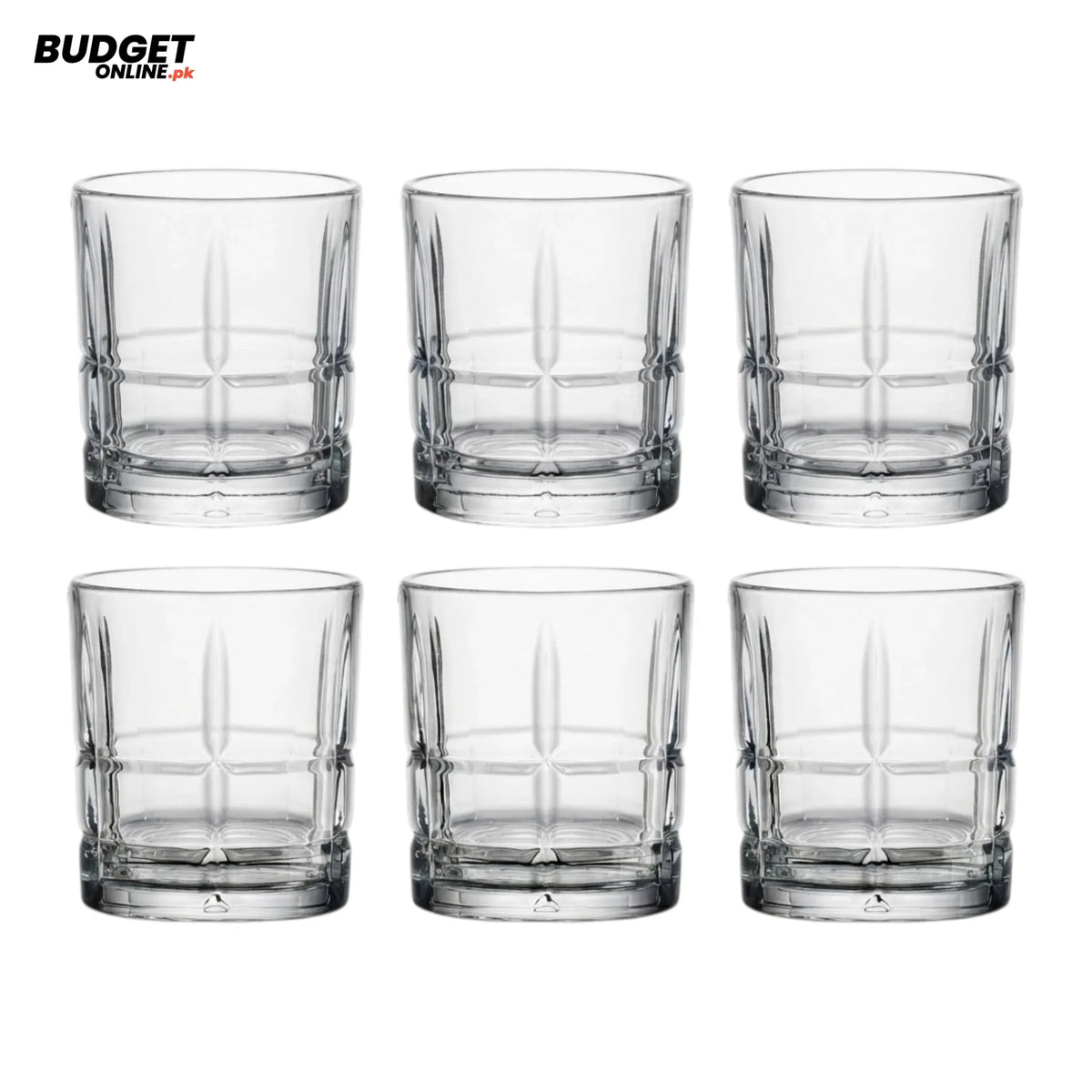 Deli Glass Tumbler Set – 6 Pieces