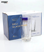 Delisoga Deli Glass Tumblers, 6-Piece Set