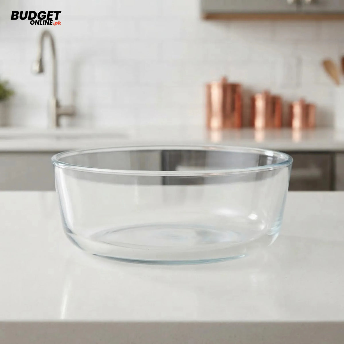 6-Inch Clear Glass Serving Bowl