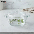 Glass Serving Bowl With Lid 750ml
