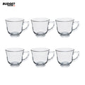 Deli Glass Tea Cup Set, 6-Piece