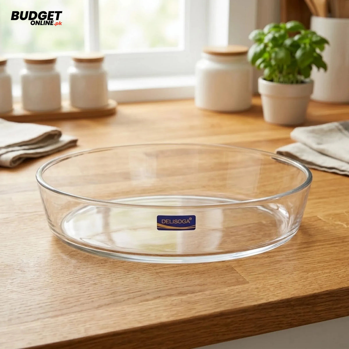 Delisoga Oval Glass Serving Dish 10.5 Inch