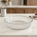 Round Glass Serving Dish 10.5-Inch