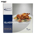 Round Glass Serving Dish 10.5-Inch