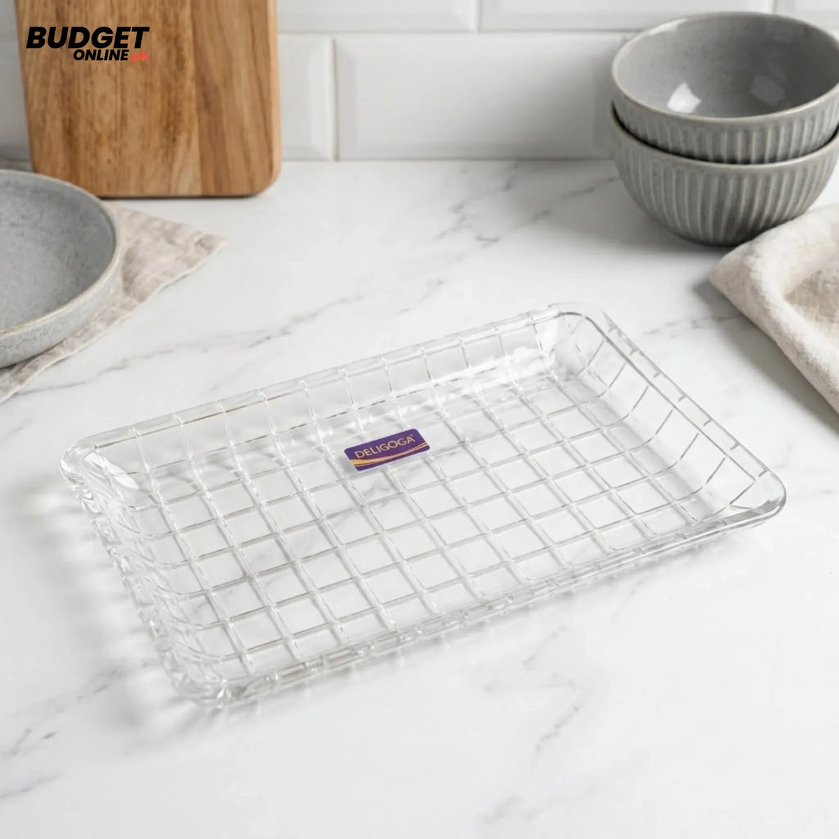 Rectangular Glass Serving Dish 11-Inch