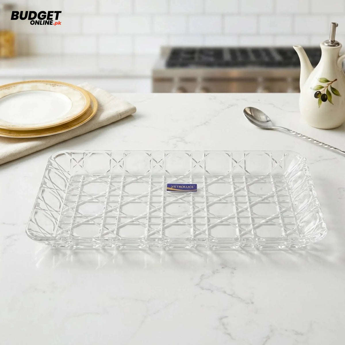 Rectangular Glass Serving Dish 11 Inch