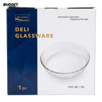Delisoga 9-Inch Round Glass Dish