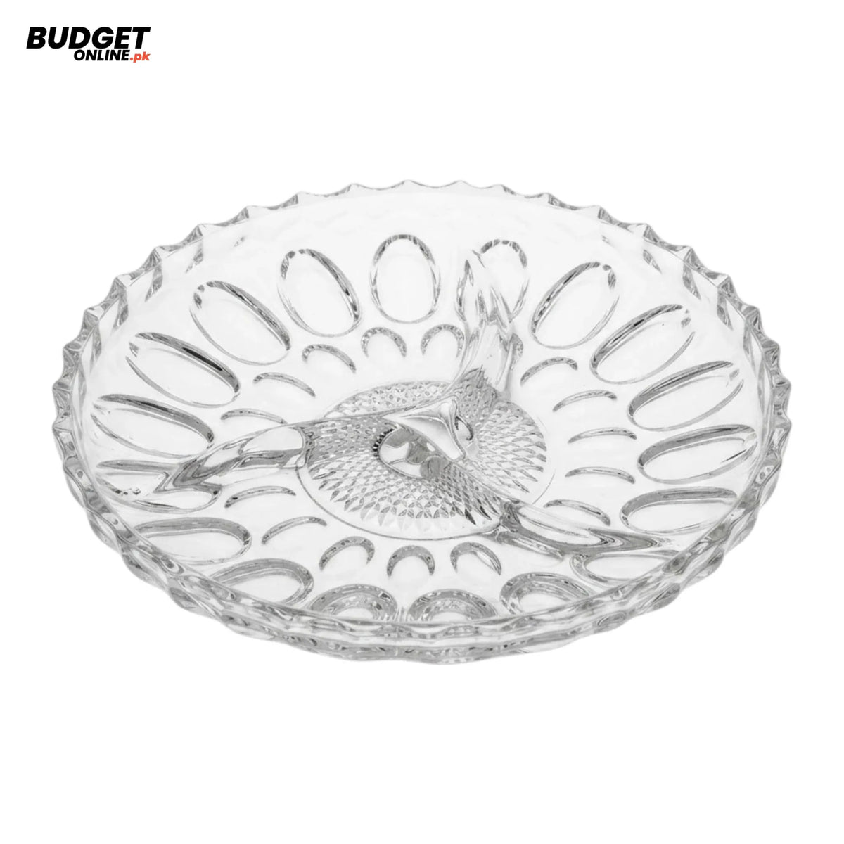 Decorative Glass Dry Fruit Dish
