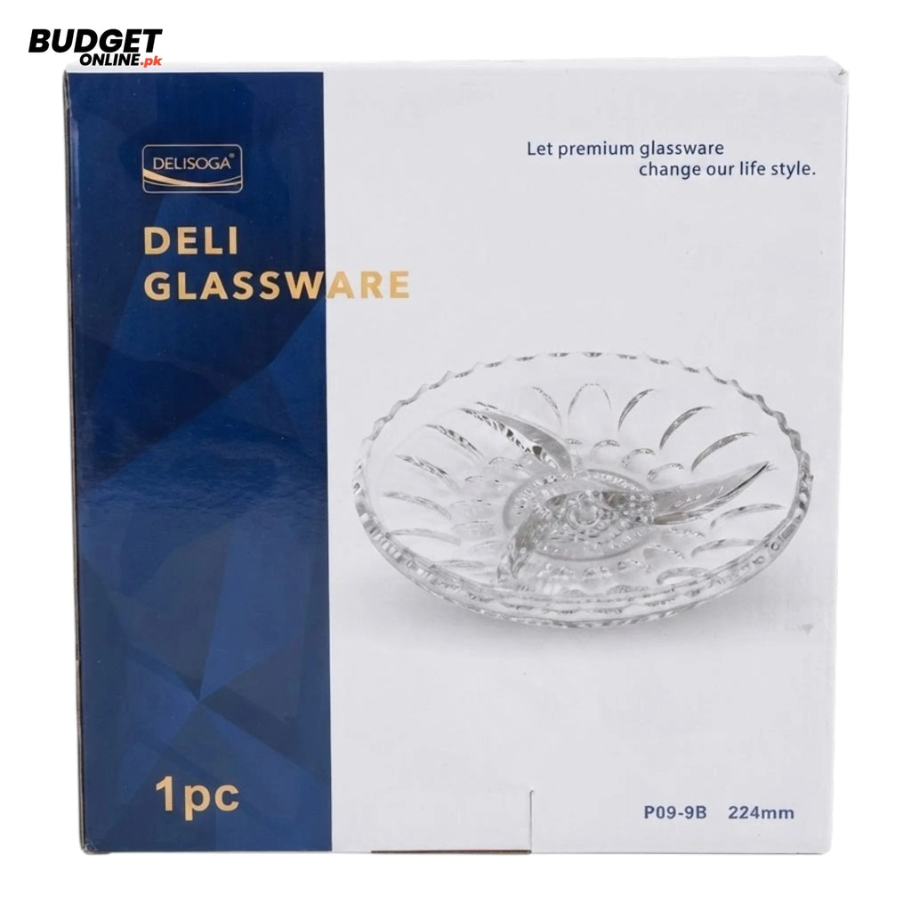 Decorative Glass Dry Fruit Dish