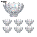 7-Piece Multicolor Glass Fruit Set