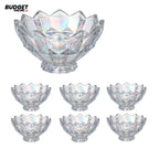 7-Piece Multicolor Glass Fruit Set