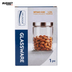 1.22L Glass Storage Jar With Lid