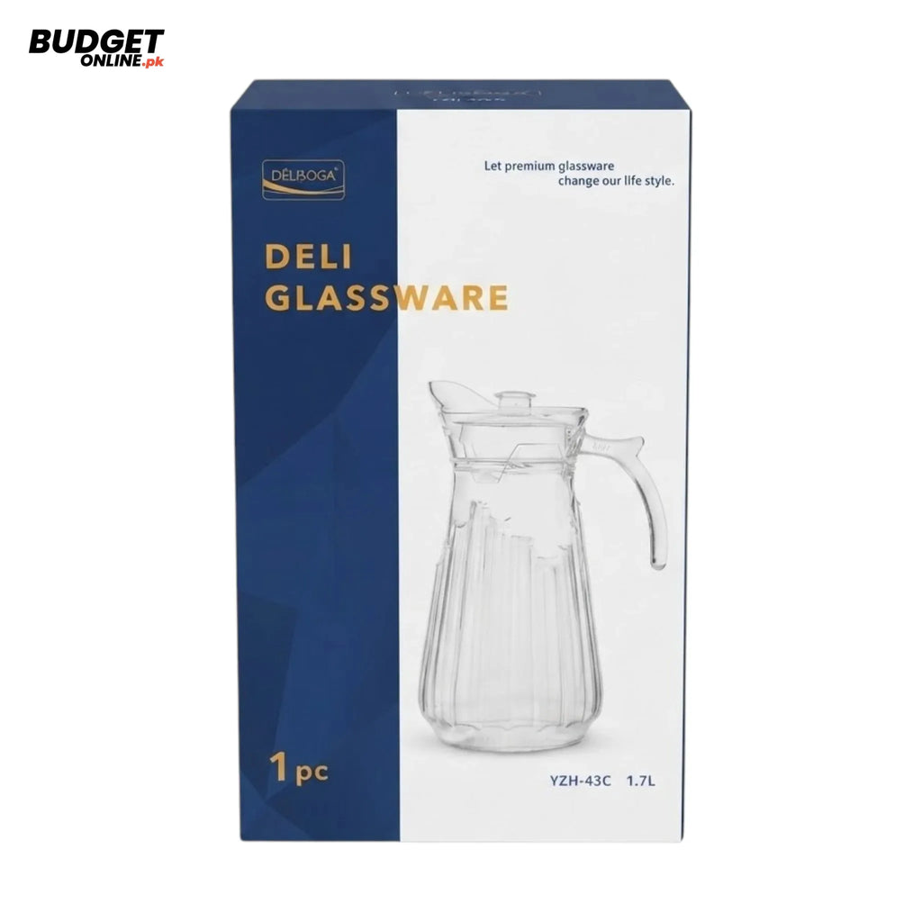 Deli Glass Water Jug 1.7L