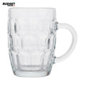 Clear Textured Glass Mug
