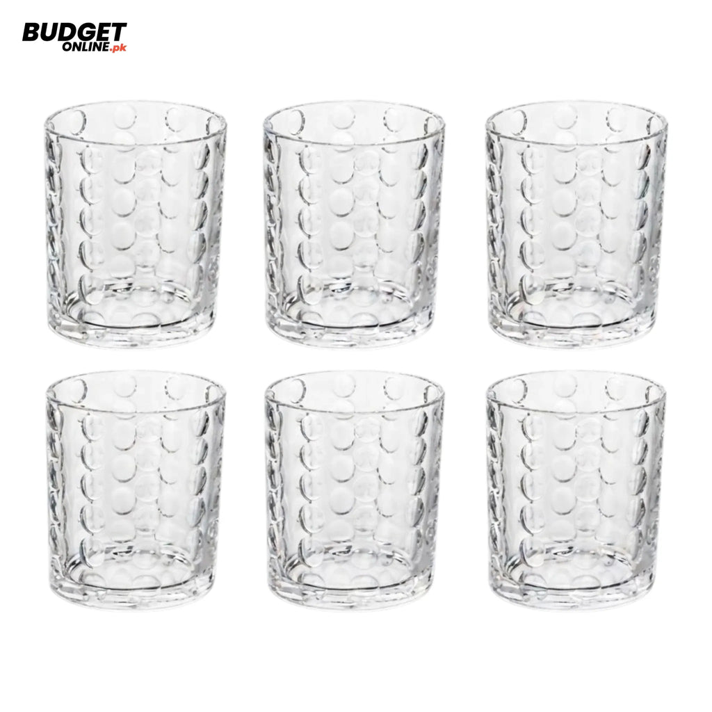 Deli Glass Tumbler Set – 6 Pieces