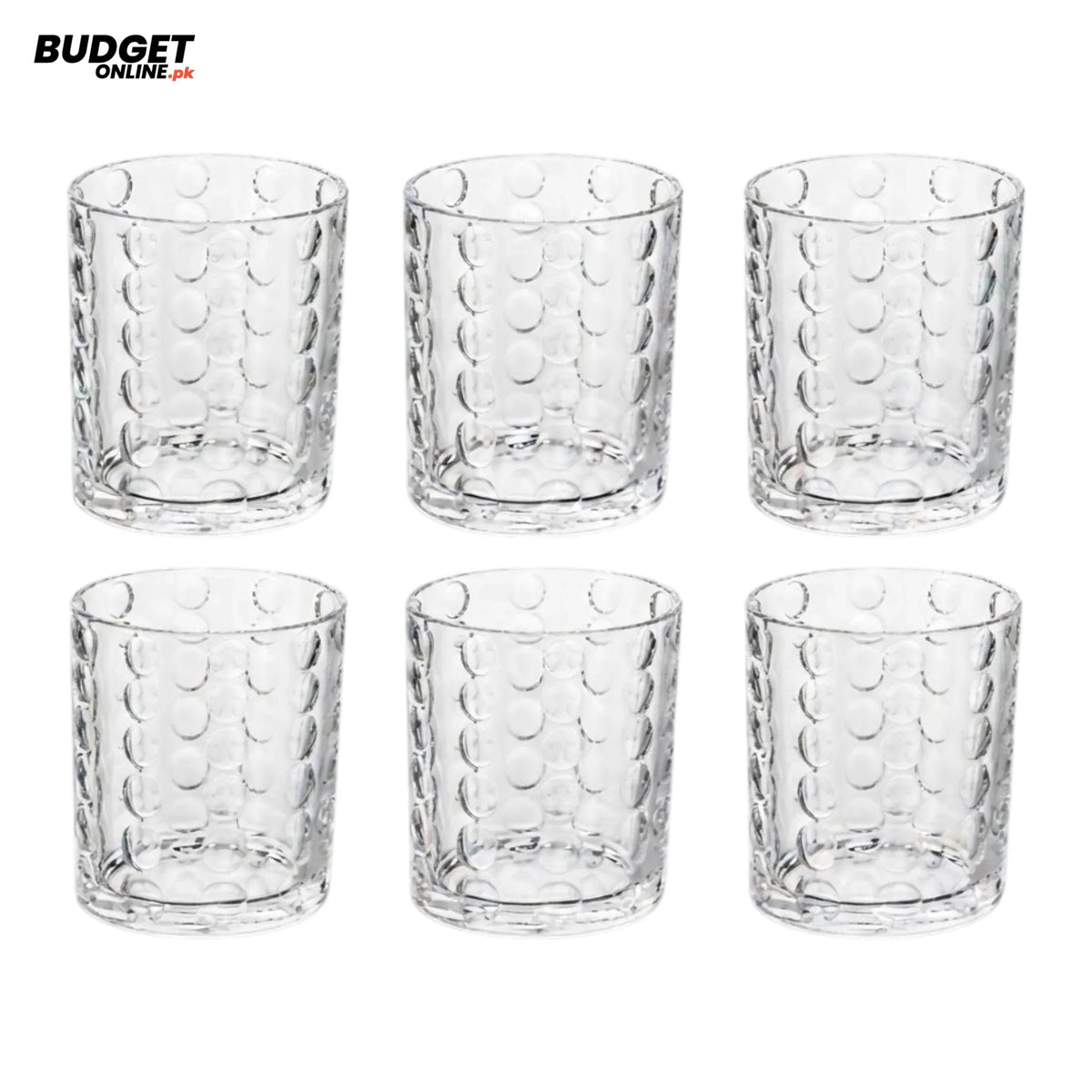 Deli Glass Tumbler Set – 6 Pieces