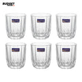 Delisoga 6-Piece Glass Tumbler Set