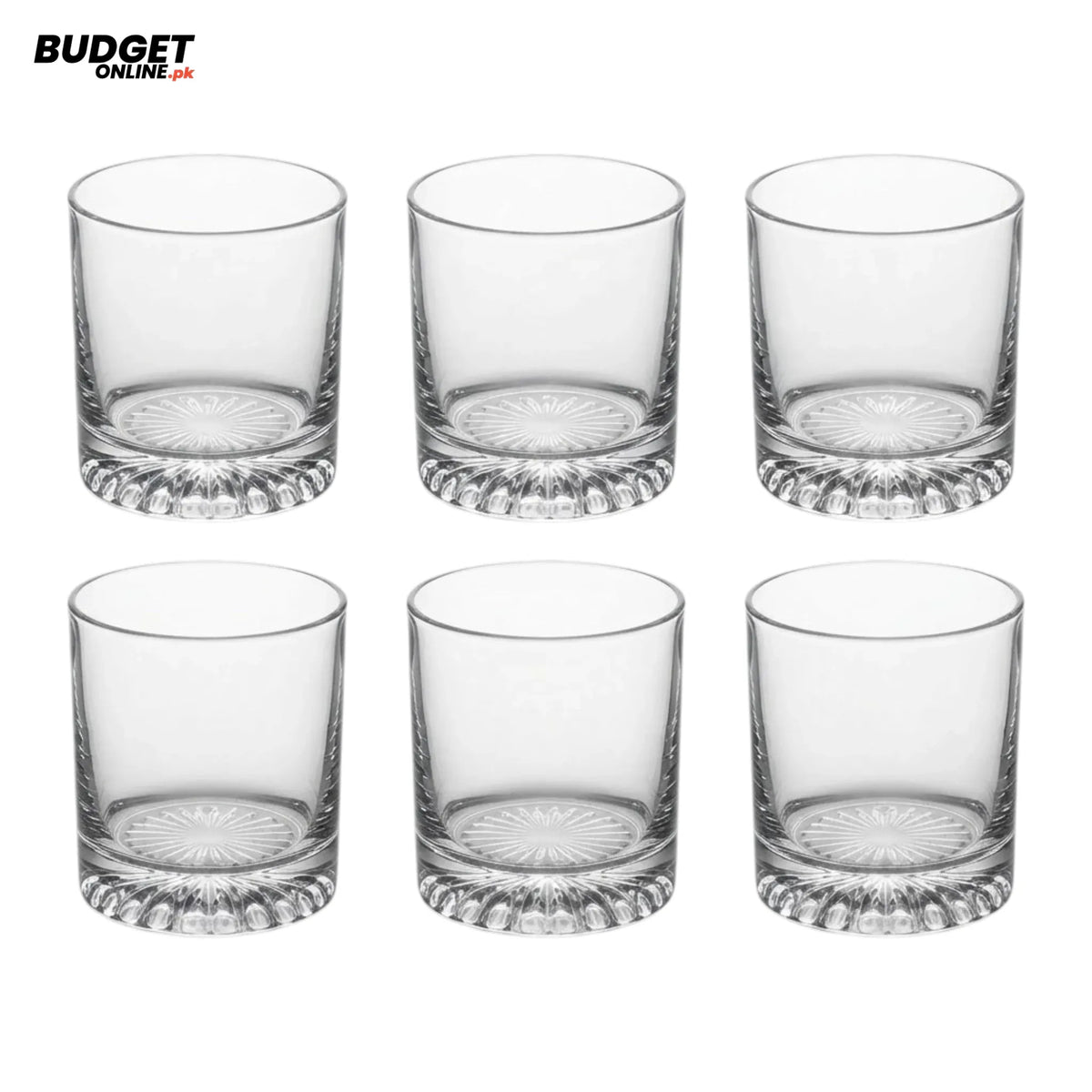 Glass Tumbler Set, 6-Piece