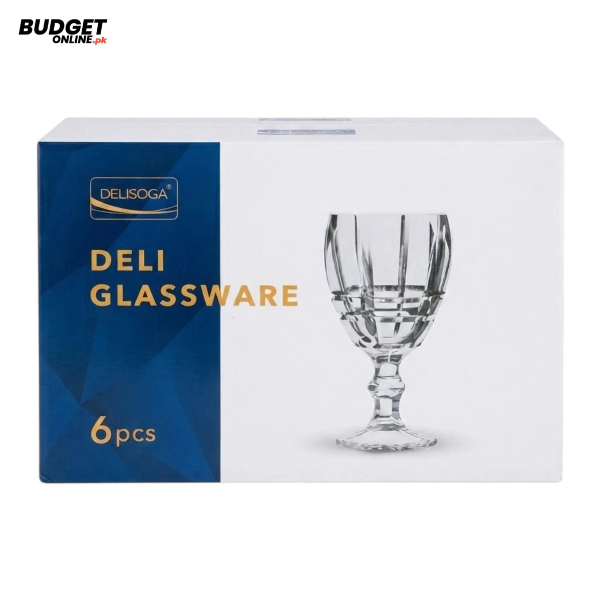 Delisoga Deli Wine Glasses Set of 6