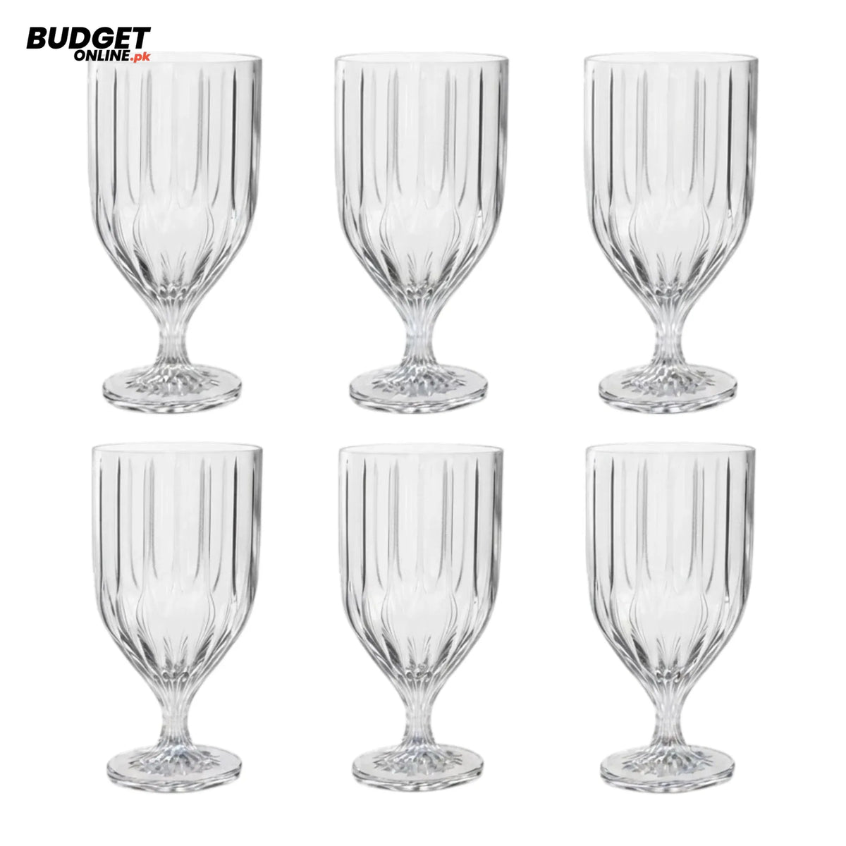 Deli Glassware 6-Piece Wine Glass Set
