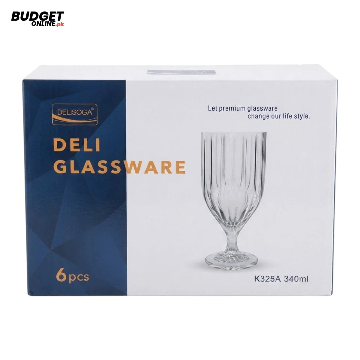 Deli Glassware 6-Piece Wine Glass Set