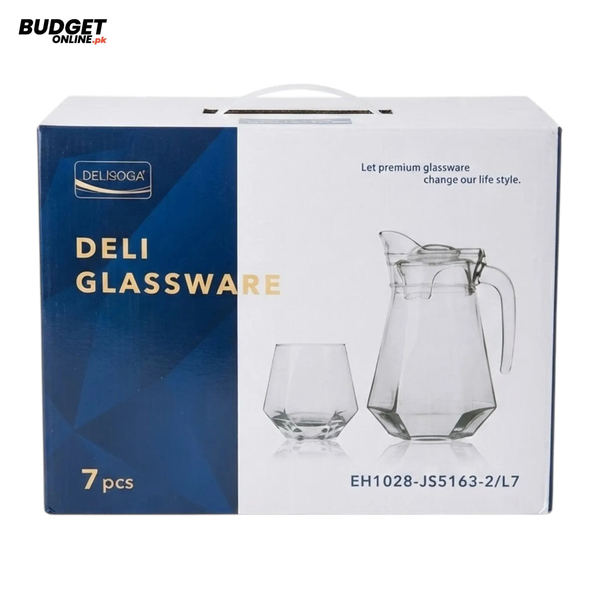 Delisoga Deli Glassware Water Set – 7 Piece