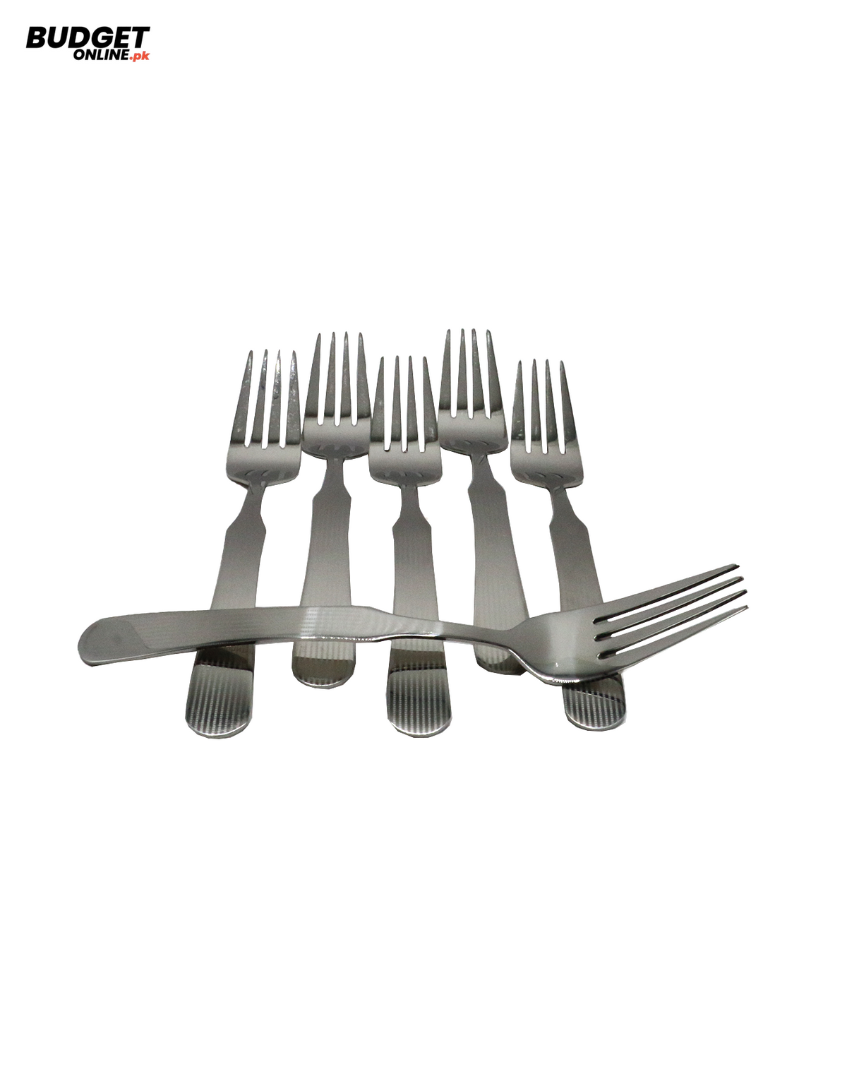 Stainless Steel Dessert Fork Set, 6 Pieces
