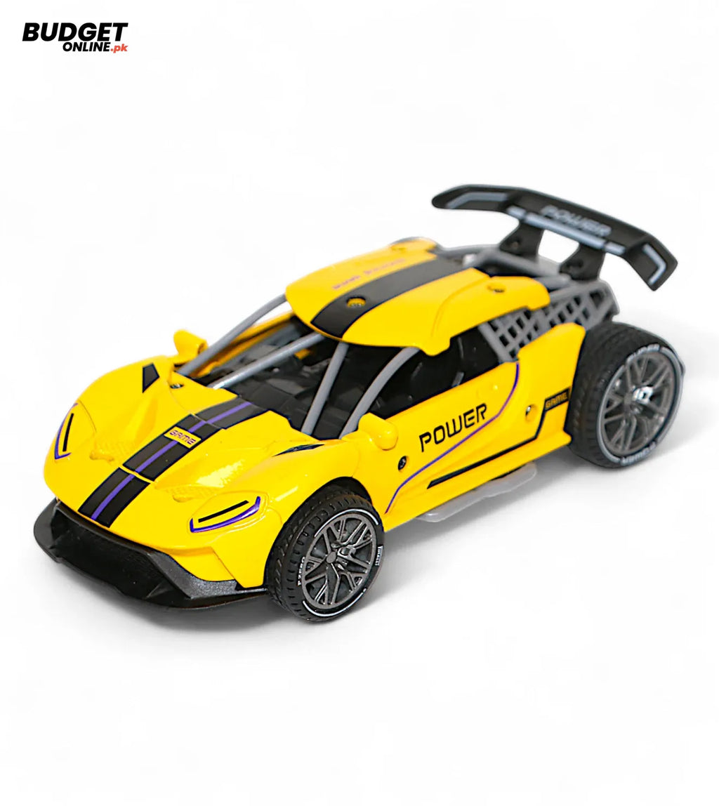 Die-Cast Friction Racing Car with Lights & Music