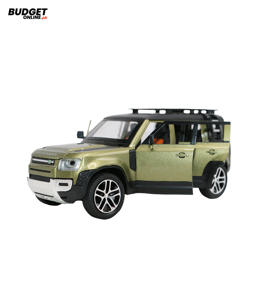 Die-Cast Defender SUV Model with Lights & Music